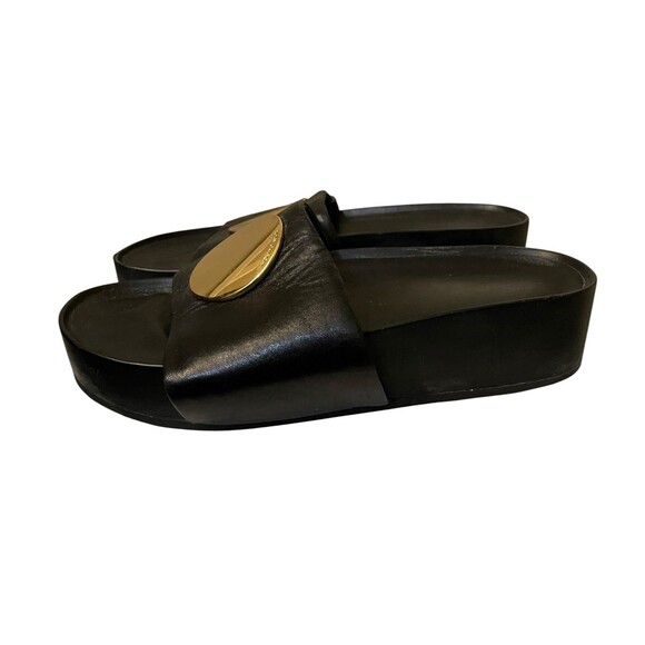 Tory Burch Shoes - Tory Burch Patos Platform Black Slide Sandals Women’s Size 10.5 Luxury Designer